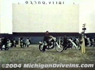 Jolly Roger Drive-In Theatre - Jolly Roger Screen 1976